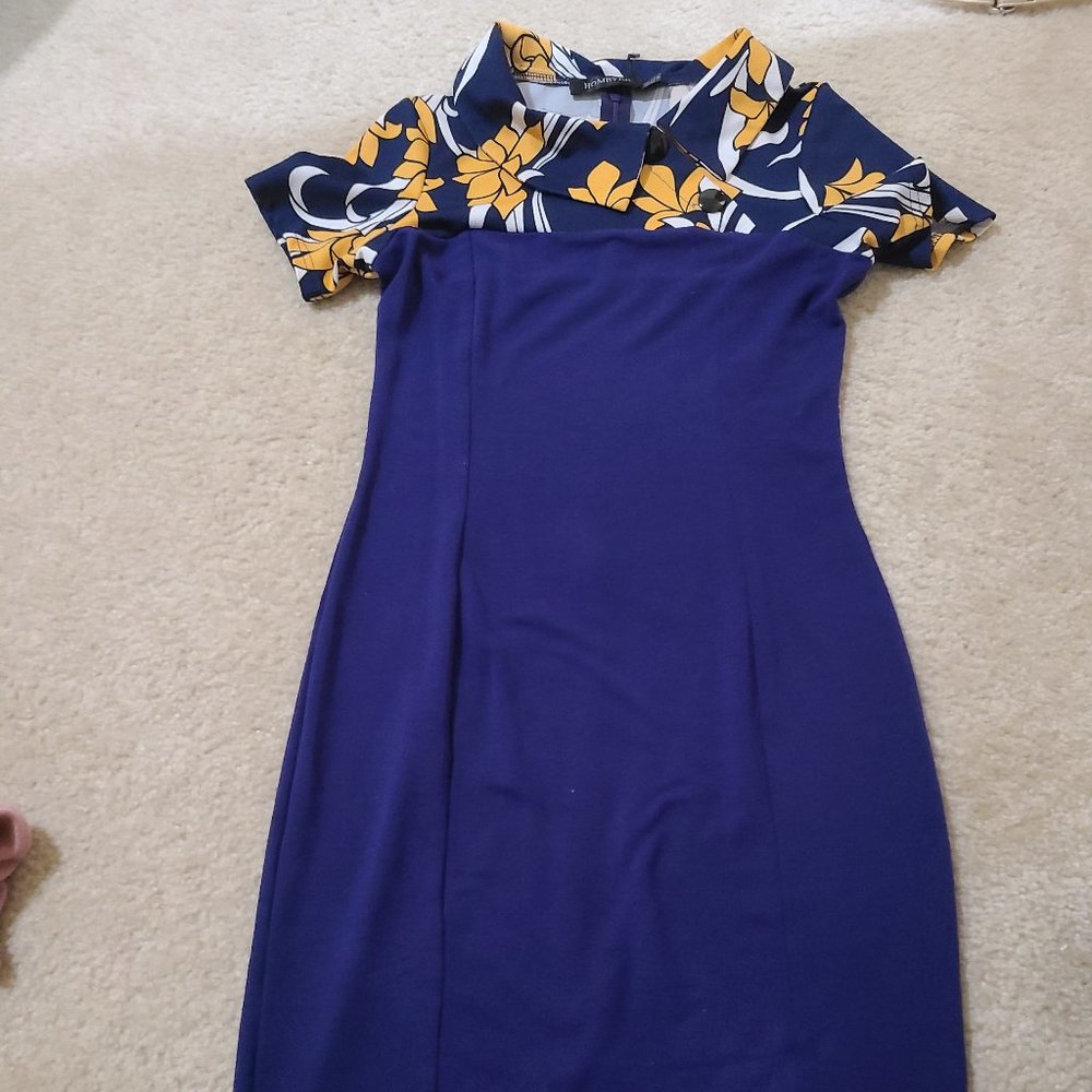 Blue dress